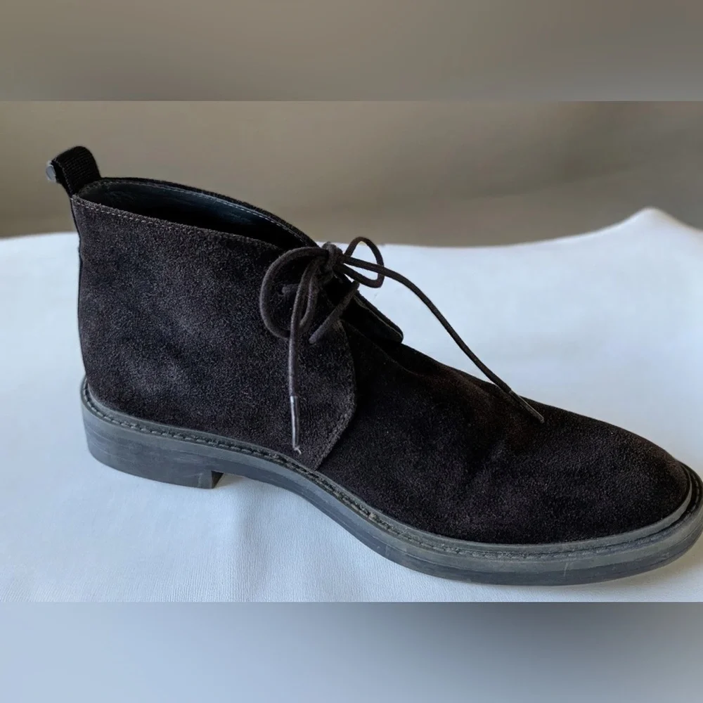 Calvin Klein Suede Jae Chukka Boot Shoes Mens Size 7.5
